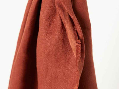 Lin Mind The Maker nisa softened linen sienne, x10cm dans Mind The Maker par Couture et Cie