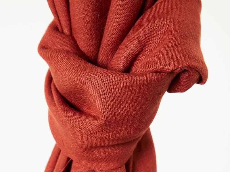 Lin Mind The Maker nisa softened linen sienne, x10cm dans Mind The Maker par Couture et Cie