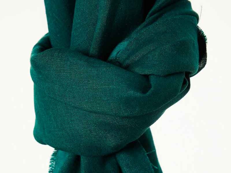 Lin Mind The Maker nisa softened linen vert bouteille, x10cm dans Mind The Maker par Couture et Cie