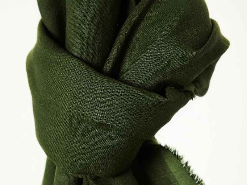 Lin Mind The Maker nisa softened linen vert kaki, x10cm dans Mind The Maker par Couture et Cie