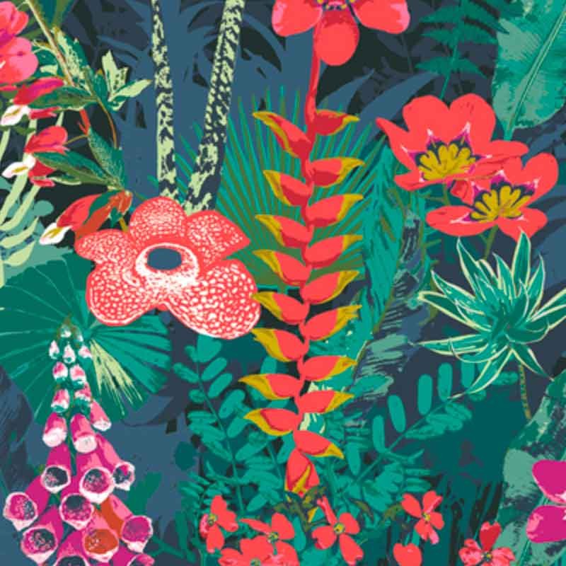 Tissu Art Gallery Fabrics Boscage Lush Rainforest, x10cm dans ART GALLERY FABRICS par Couture et Cie