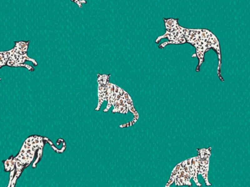 Jersey Art Gallery FAbrics Boscage panthere, X10cm dans ART GALLERY FABRICS par Couture et Cie