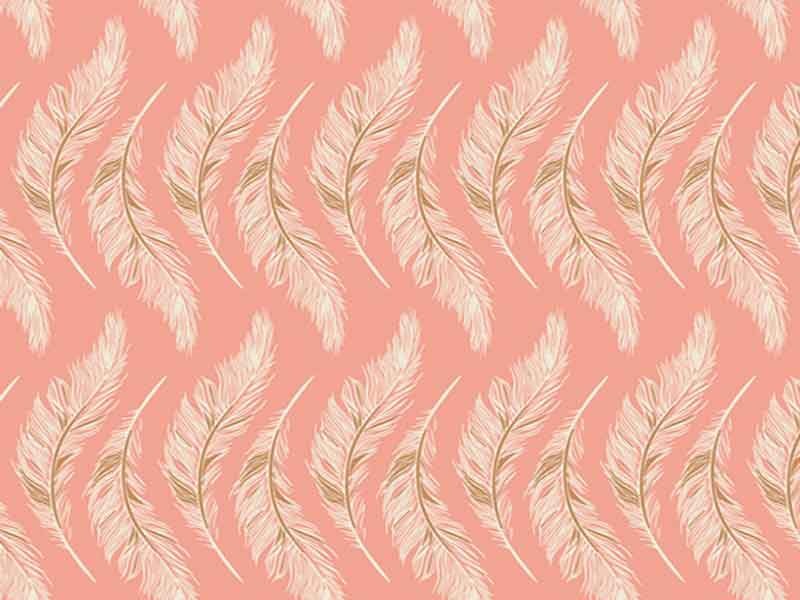 Tissu Art Gallery Fabrics Homebody plumes fond rose, x10cm dans ART GALLERY FABRICS par Couture et Cie