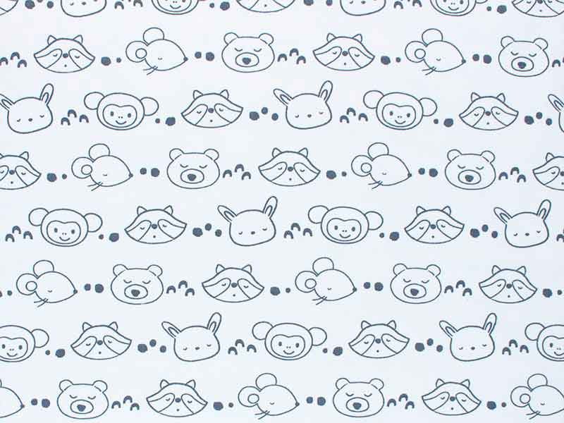 Jersey Sprizzy blanc, x10cm dans Tissus par Couture et Cie