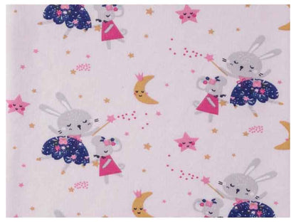 Jersey La Fée rose, x10cm dans Tissus par Couture et Cie