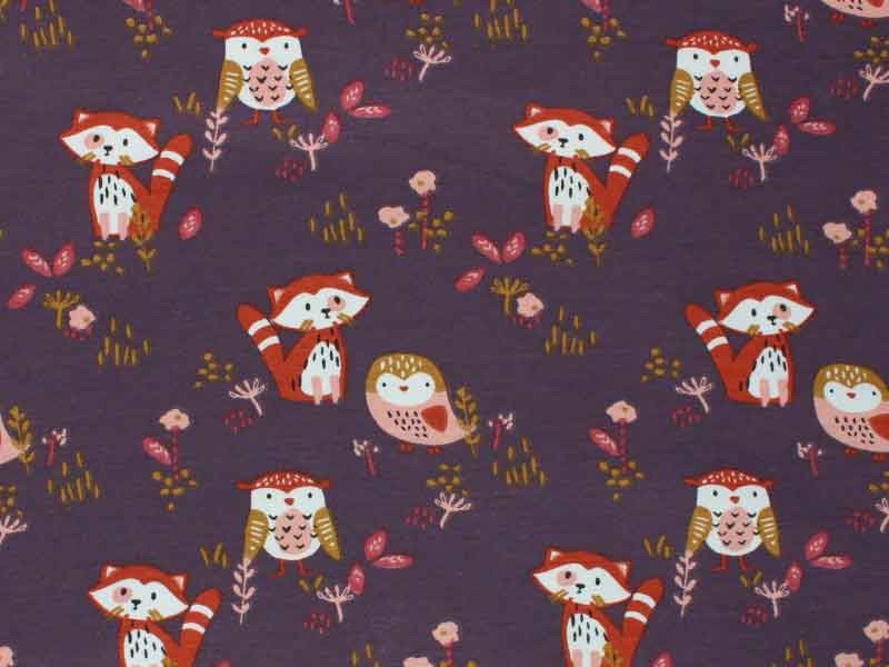 Jersey sokidy prune, x10cm dans Tissus par Couture et Cie