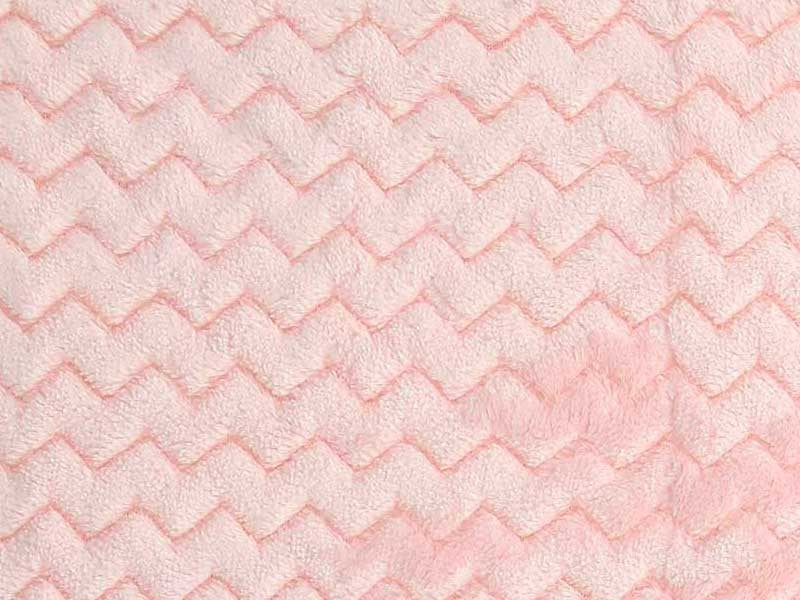 Tissu Minky Wave rose layette, x10cm dans Teddydou / Minky par Couture et Cie