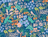 Tissu Rifle Paper Meadow blue , x10cm dans Rifle Paper Co par Couture et Cie