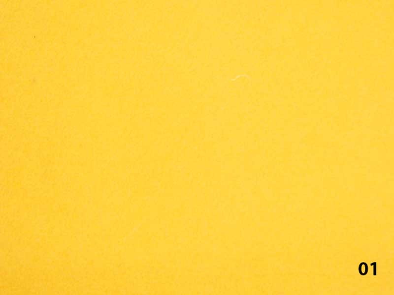 Coupon Feutrine pure laine 1mm jaune 20x30cm dans FEUTRINE PURE LAINE par Couture et Cie