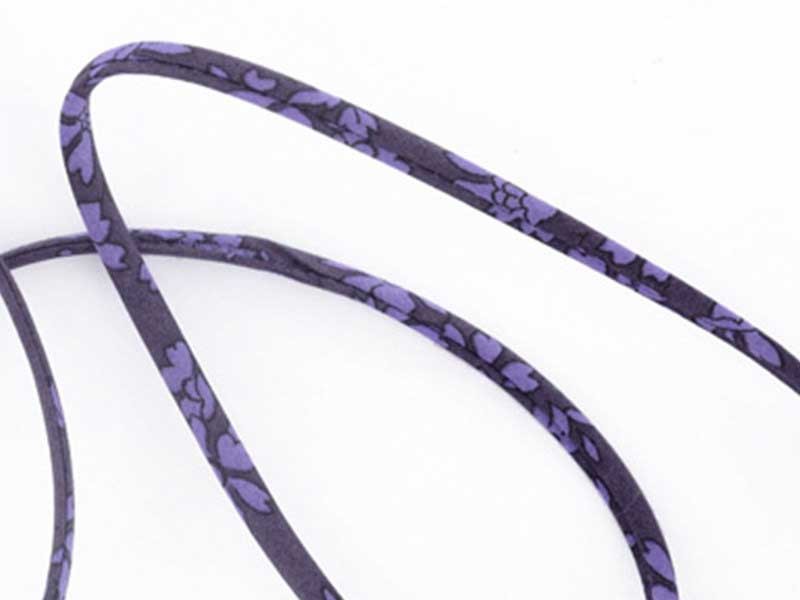 Cordon Liberty Capel bleu fleurs bleues, x10cm dans Cordons Liberty par Couture et Cie