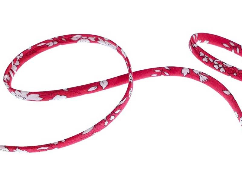 Cordon Liberty Capel rouge rubis, x10cm dans Cordons Liberty par Couture et Cie