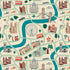 Tissu Cotton and Steel London Town, x10cm dans COTTON + STEEL par Couture et Cie