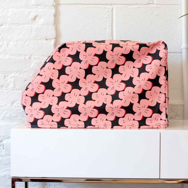 Tissu coton enduit mat Cloud 9 Pink rose, x10cm dans Accueil par Couture et Cie