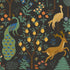Tissu Canvas Rifle Paper Camont Menagerie noir, x10cm dans Accueil par Couture et Cie