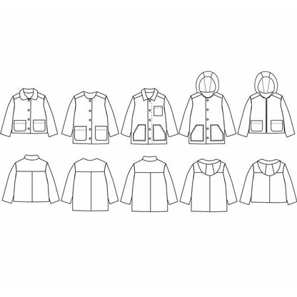 Patron couture Ikatee veste Sam dans Accueil par Couture et Cie