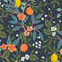 Tissu Rifle Paper Bramble citrus grove navy, x10cm dans Accueil par Couture et Cie