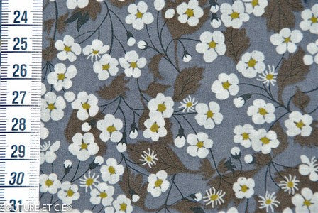 Tissu Liberty Mitsi gris dans Tissus LIBERTY OF LONDON par Couture et Cie
