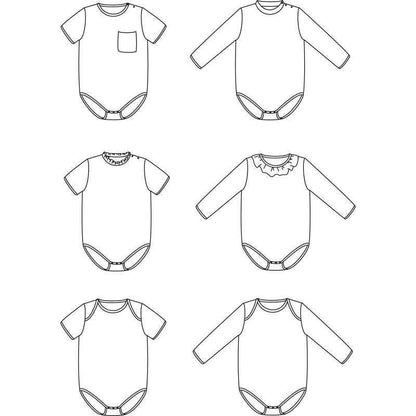Patron couture Ikatee body Malmö bébé dans Accueil par Couture et Cie