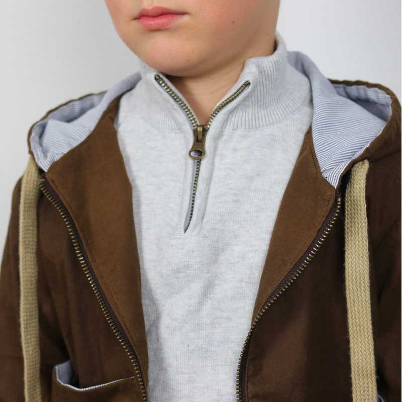 Patron couture Ikatee veste Sam kids dans Accueil par Couture et Cie