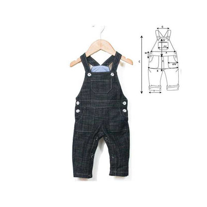 Patron couture Ikatee salopette Boston bébé dans Accueil par Couture et Cie