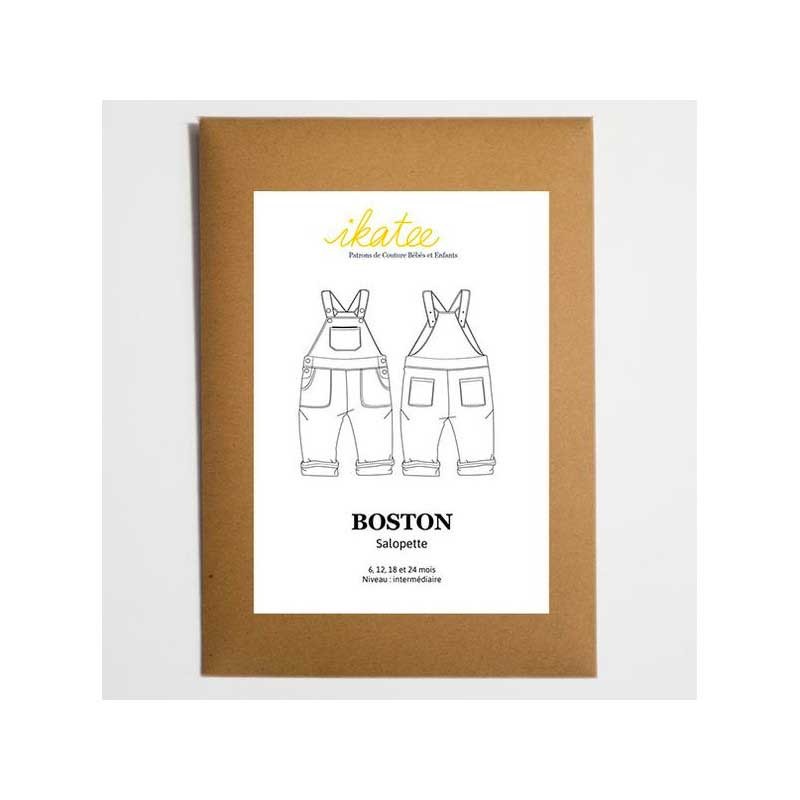 Patron couture Ikatee salopette Boston bébé dans Accueil par Couture et Cie