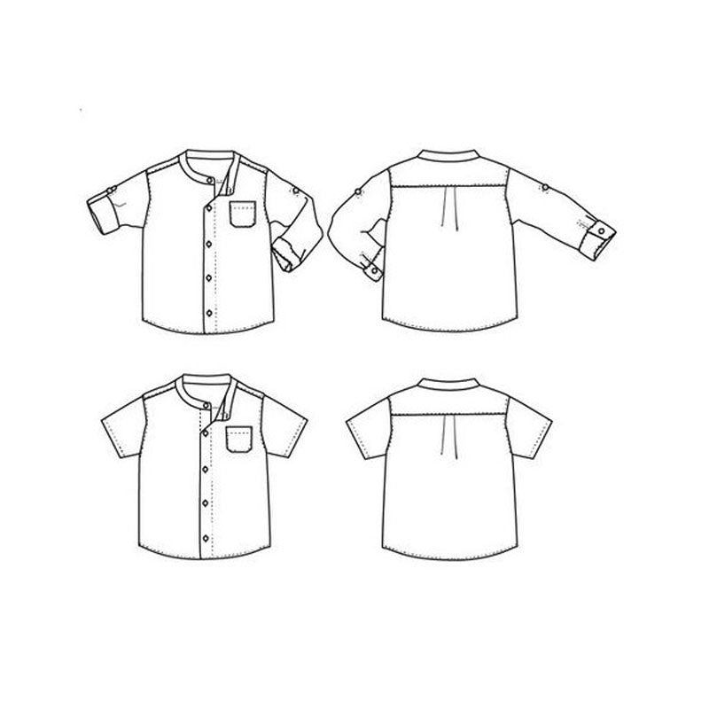 Patron couture Ikatee Paris kids chemise dans Accueil par Couture et Cie
