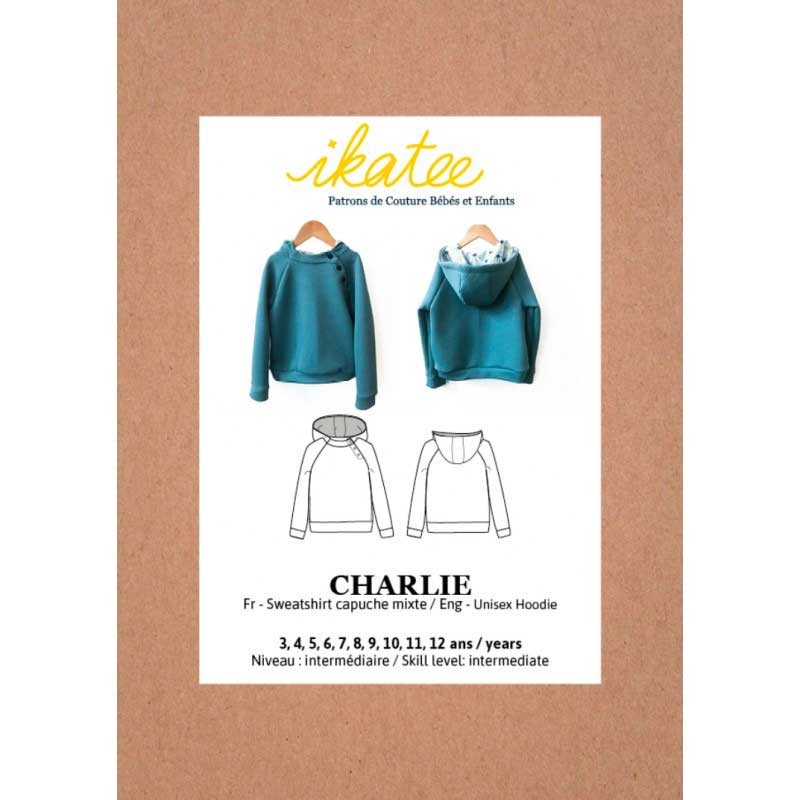 Patron couture Ikatee Charlie sweat enfant dans Accueil par Couture et Cie