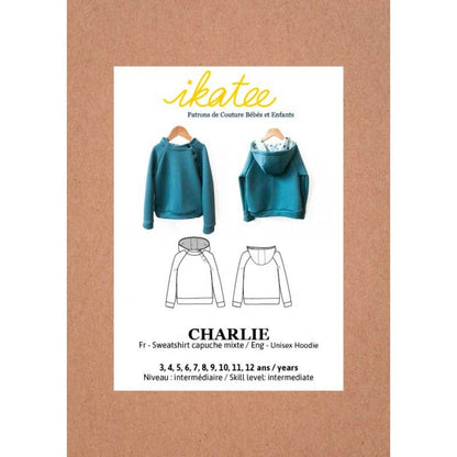 Patron couture Ikatee Charlie sweat enfant dans Accueil par Couture et Cie