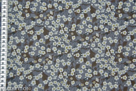 Tissu Liberty Mitsi gris dans Tissus LIBERTY OF LONDON par Couture et Cie