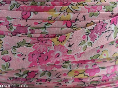 Biais Liberty Tatum rose dans BIAIS par Couture et Cie