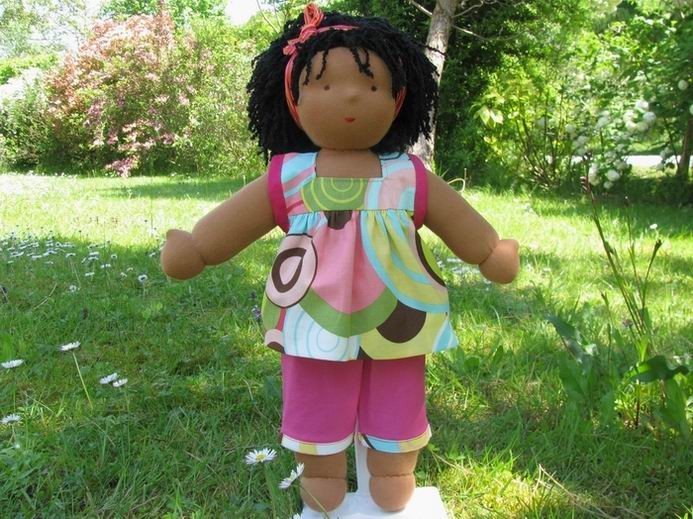 Kit poupée Waldorf VANILLE 40 cm dans Kits pour poupées Waldorf par Marotte et Cie