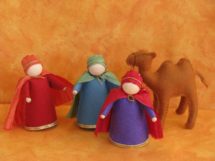Kit ROIS MAGES ET CHAMEAU FEUTRINE dans DÉCORATION DE NOEL &amp; DECO FEUTRINE par Marotte et Cie