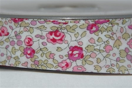 Biais Liberty Eloise rose, x10cm dans Biais Liberty par Couture et Cie