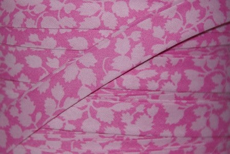 Biais Liberty Glenjade rose ton sur ton, x10cm dans Biais Liberty par Couture et Cie