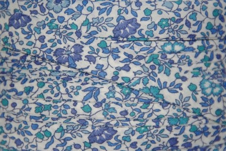 Biais Liberty Katie and Milie bleu, x10cm dans Biais Liberty par Couture et Cie