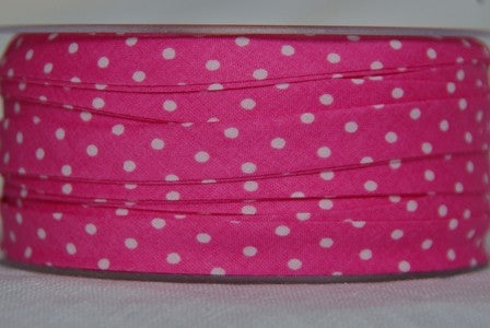 Biais rose à pois dans Tous les biais par Couture et Cie