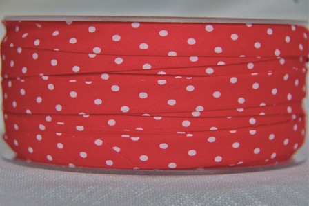 Biais rouge à pois dans Tous les biais par Couture et Cie