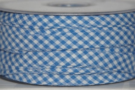 Biais Saint-Tropez bleuet dans Biais carreaux par Couture et Cie