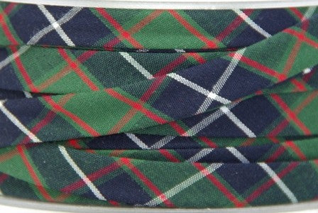 Biais Tartan vert dans Biais carreaux par Couture et Cie