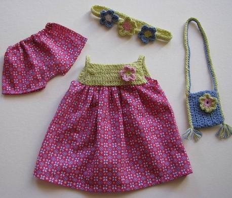 Patron vêtements poupée Janis dans Fiches Habits poupées par Marotte et Cie