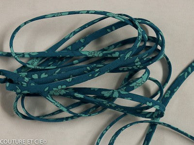Cordon Capel bleu vert, x10cm dans Cordons Liberty par Couture et Cie