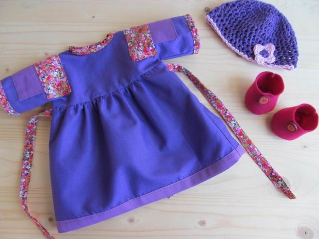 Patron vêtement poupée Natasia dans Fiches Habits poupées par Marotte et Cie
