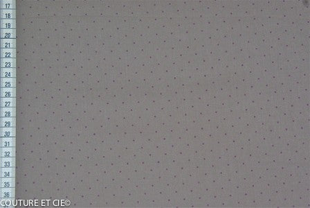 Batiste brume pois figue, 73*60cm dans FRANCE DUVAL STALLA par Couture et Cie