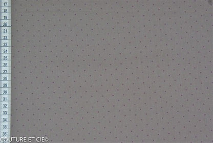Batiste brume pois figue, 73*60cm dans FRANCE DUVAL STALLA par Couture et Cie