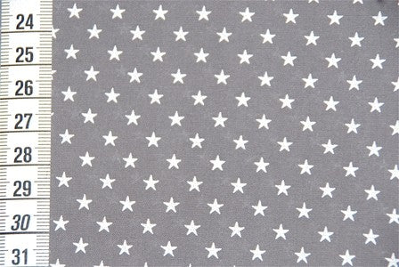 Batiste gris étoiles blanches, coupon 80x140cm dans FRANCE DUVAL STALLA par Couture et Cie
