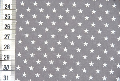 Batiste gris étoiles blanches, coupon 80x140cm dans FRANCE DUVAL STALLA par Couture et Cie