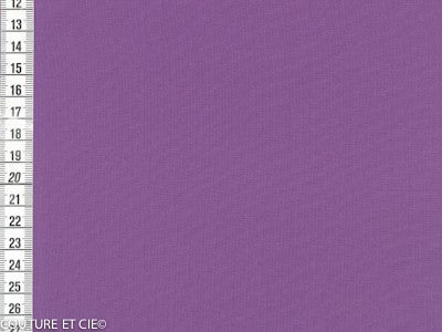 Popeline fil à fil violet dans Tissus unis par Couture et Cie