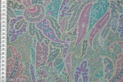 Tissu Liberty Rock and Roll Rachel bleu et parme, coupon 40x137cm dans Tissus LIBERTY OF LONDON par Couture et Cie