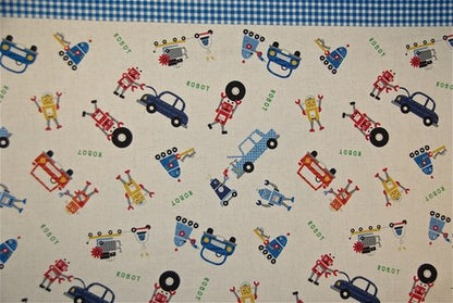 Tissu Kokka Autos et Robots" " dans TISSUS JAPONAIS par Couture et Cie