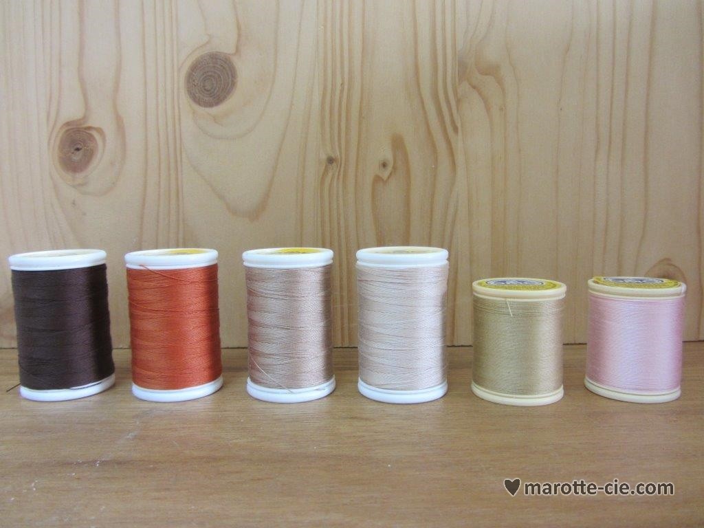 FIL QUILTING DMC dans Modelage de la tête par Marotte et Cie